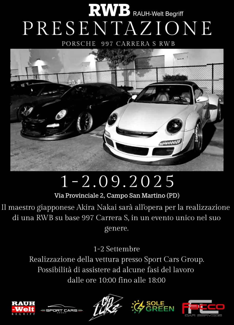 Presentazione RWB, 1-2 settembre 2025, Campo San Martino (PD)